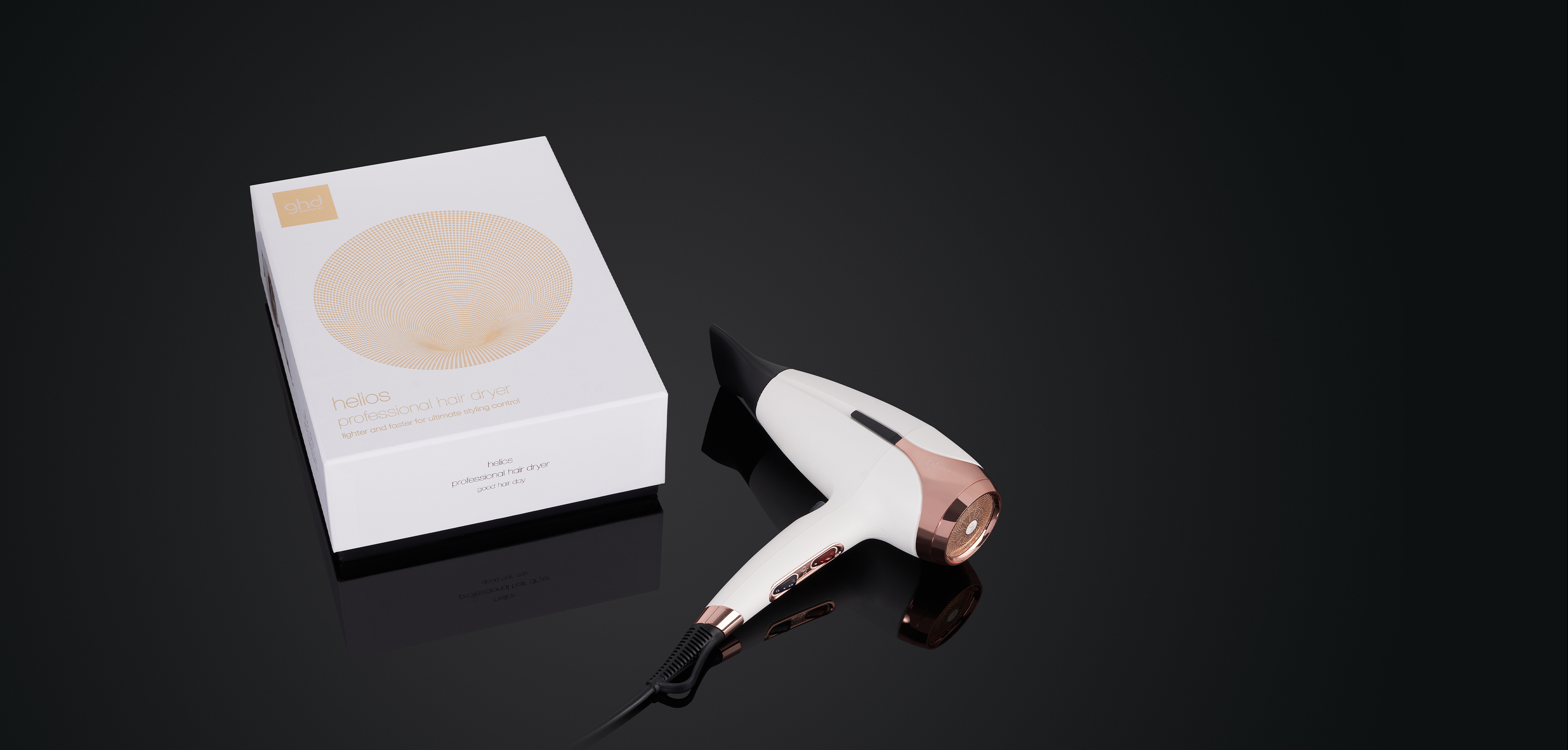 Secador profesional ghd helios blanco